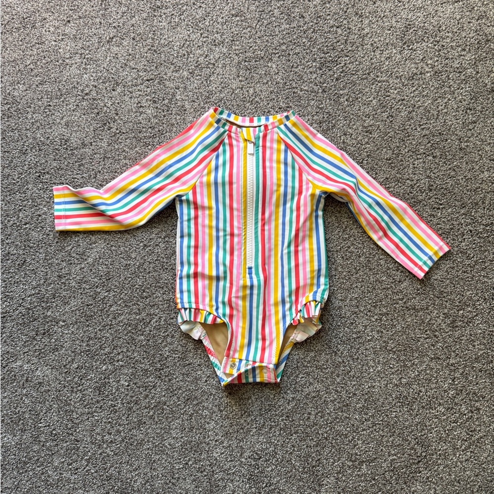 Rainbow Striped Baby swimsuit